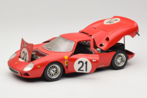 Ferrari 250 LM #21 M. Gregory / J. Rindt 24 Hours of Le Mans 1965 Bburago 1:18 3033-P2 Kovina – slika 2 od 8