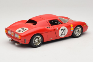 Ferrari 250 LM #21 M. Gregory / J. Rindt 24 Hours of Le Mans 1965 Bburago 1:18 3033-P2 Kovina – slika 3 od 8