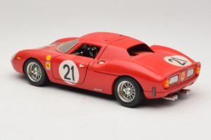 Ferrari 250 LM #21 M. Gregory / J. Rindt 24 Hours of Le Mans 1965 Bburago 1:18 3033-P2 Kovina – slika 7 od 8