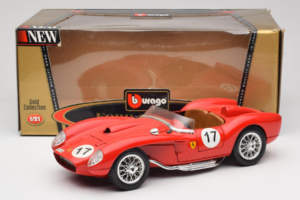 Ferrari 250 Testa Rossa #17 Rdeč 1957 Bburago 1:18 3007-R4 Kovina – slika 8 od 8
