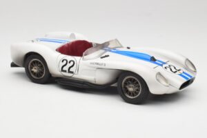 Ferrari 250 Testa Rossa #22 P. Hill / O. Gendebien 24 Hours of Le Mans 1958 Hot Wheels 1:18 29755 Kovina – slika 6 od 8