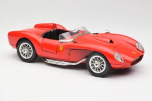 Ferrari 250 Testa Rossa Rdeč Bburago 1:18 3007 Kovina – slika 6 od 8