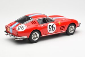 Ferrari 275 GTB Competizione #26 G. Biscaldi / A. de Bourbon Team Hugus 24 Hours of Le Mans 1966 CMC 1:18 M-199 Kovina – slika 2 od 6