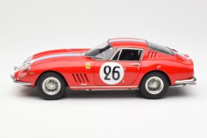 Ferrari 275 GTB Competizione #26 G. Biscaldi / A. de Bourbon Team Hugus 24 Hours of Le Mans 1966 CMC 1:18 M-199 Kovina – slika 3 od 6