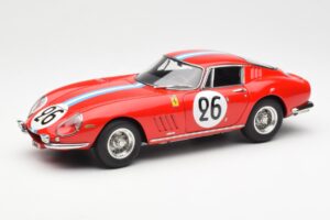Ferrari 275 GTB Competizione #26 G. Biscaldi / A. de Bourbon Team Hugus 24 Hours of Le Mans 1966 CMC 1:18 M-199 Kovina