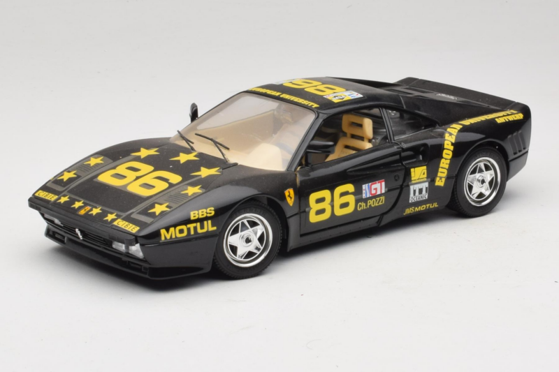 Ferrari 288 GTO #86 Črn Omejena Izdaja 1984 Bburago 1:18 3027-B1 Kovina