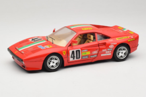 Ferrari 288 GTO Rally #40 Rdeč 1986 Bburago 1:18 3057-P1 Kovina