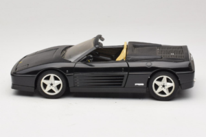 Ferrari 348 Spider Črn S Srebrnimi Kolesi Mira 1:18 6918 Kovina – slika 4 od 8