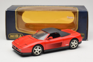 Ferrari 348 Spider Rdeč Mira 1:18 6180 Kovina – slika 8 od 8