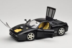 Ferrari 348 TB Črn Mira 1:18 6101-R1 Kovina – slika 3 od 8