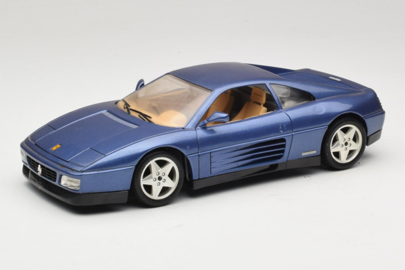 Ferrari 348tb Temno Moder Metalik Bburago 1:18 3039-B1 Kovina