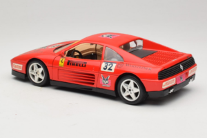 Ferrari 348 TB #32 Pirelli Rdeč 1989 Bburago 1:18 3039-P1 Kovina – slika 7 od 8