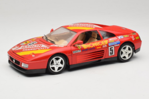 Ferrari 348 TB #5 Monroe Rdeč 1989 Bburago 1:18 3039-M1 Kovina
