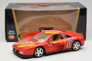Ferrari 348 TB #5 Monroe Rdeč 1989 Bburago 1:18 3039-M1 Kovina – slika 8 od 8