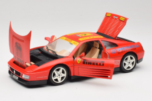 Ferrari 348tb Pirelli Rdeč Bburago 1:18 3039-P2 Kovina – slika 2 od 8