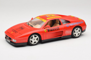 Ferrari 348tb Pirelli Rdeč Bburago 1:18 3039-P2 Kovina
