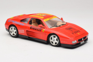 Ferrari 348tb Pirelli Rdeč Bburago 1:18 3039-P2 Kovina – slika 6 od 8