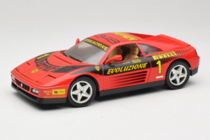Ferrari 348 ts Evoluzione #1 Rdeč Mira 1:18 6112 Kovina