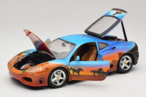 Ferrari 360 Modena Bracio Gotz Running Horses Livery Bburago 1:18 3358-B1 Kovina – slika 2 od 8