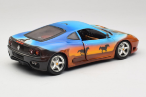 Ferrari 360 Modena Bracio Gotz Running Horses Livery Bburago 1:18 3358-B1 Kovina – slika 3 od 8