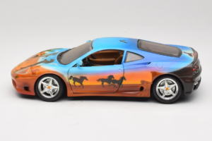 Ferrari 360 Modena Bracio Gotz Running Horses Livery Bburago 1:18 3358-B1 Kovina – slika 4 od 8