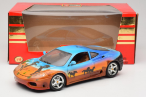 Ferrari 360 Modena Bracio Gotz Running Horses Livery Bburago 1:18 3358-B1 Kovina – slika 8 od 8