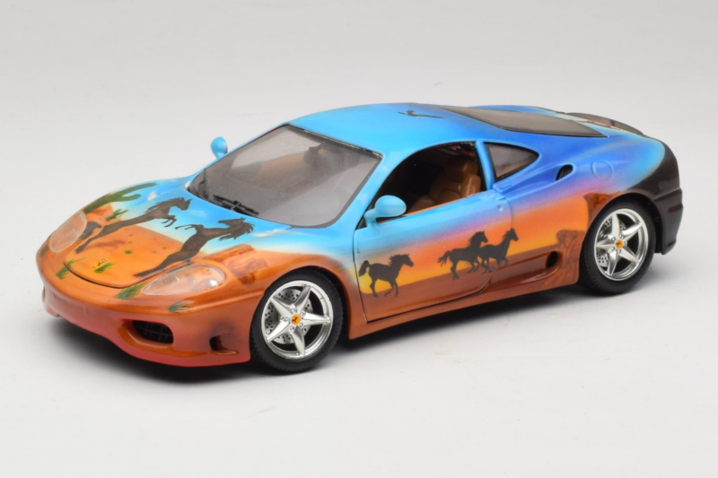 Ferrari 360 Modena Bracio Gotz Running Horses Livery Bburago 1:18 3358-B1 Kovina