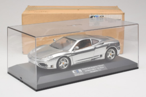 Ferrari 360 Modena Chrome Silver Omejena Izdaja Exclusive Cars 1:18 EC004 Kovina – slika 9 od 9