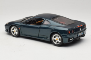 Ferrari 360 Modena Temno Zelena Metalik Bburago 1:18 3358-G2 Kovina – slika 6 od 7