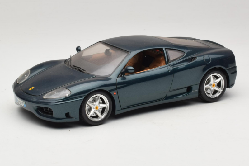 Ferrari 360 Modena Temno Zelena Metalik Bburago 1:18 3358-G2 Kovina
