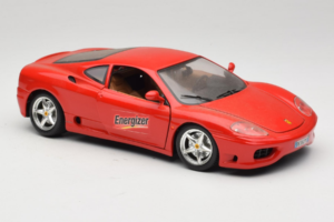 Ferrari 360 Modena Energizer Rdeč Bburago 1:18 3358-P3 Kovina – slika 6 od 8