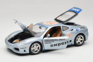 Ferrari 360 Modena Expert #1 Srebrna Bburago 1:18 3348-S1 Kovina – slika 2 od 8