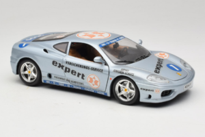 Ferrari 360 Modena Expert #1 Srebrna Bburago 1:18 3348-S1 Kovina – slika 6 od 8
