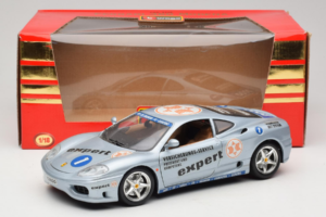 Ferrari 360 Modena Expert #1 Srebrna Bburago 1:18 3348-S1 Kovina – slika 8 od 8