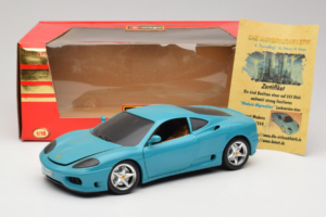 Ferrari 360 Modena Migros Omejena Izdaja 333 kos Moder Bburago 1:18 3358-G1 Kovina – slika 8 od 8