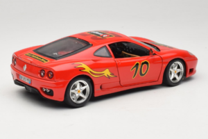 Ferrari 360 Modena #10 5 Jahre IG Bburago Rdeč Bburago 1:18 3358-P2 Kovina – slika 3 od 8