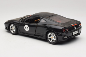Ferrari 360 Modena #14 Črn Omejena Izdaja Bburago 1:18 3368-B1 Kovina – slika 7 od 8