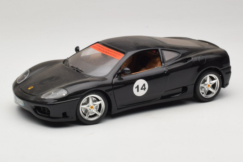 Ferrari 360 Modena #14 Črn Omejena Izdaja Bburago 1:18 3368-B1 Kovina