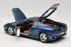 Ferrari 360 Modena #15 Omejena Izdaja Moder Metalik Bburago 1:18 3358-F1 Kovina – slika 5 od 8