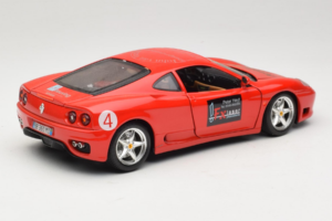 Ferrari 360 Modena Bevro International #4 Omejena Izdaja 111 kos Rdeč Bburago 1:18 3358-P1 Kovina – slika 3 od 8