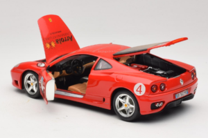 Ferrari 360 Modena Bevro International #4 Omejena Izdaja 111 kos Rdeč Bburago 1:18 3358-P1 Kovina – slika 5 od 8