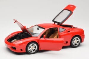 Ferrari 360 Modena Rdeč Bburago 1:18 3358 Kovina – slika 2 od 8