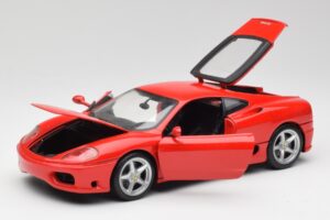Ferrari 360 Modena Rdeč Hot Wheels 1:18 25736 Kovina – slika 2 od 8