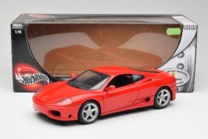 Ferrari 360 Modena Rdeč Hot Wheels 1:18 25736 Kovina – slika 8 od 8