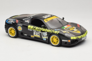 Ferrari 360 Modena Rentabel #314 Gagliardi Črn Bburago 1:18 3378-B1 Kovina – slika 6 od 8
