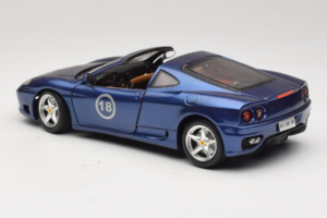 Ferrari 360 Modena Targa Omejena Izdaja 333 kos Vijoličen Metalik Bburago 1:18 3348-F1 Kovina – slika 7 od 8