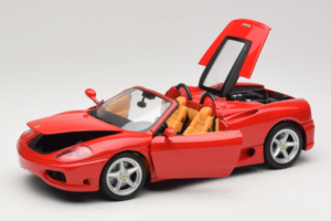Ferrari 360 Spider Rdeč Hot Wheels 1:18 27774-M1 Kovina – slika 2 od 8