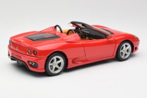Ferrari 360 Spider Rdeč Hot Wheels 1:18 FER129 Kovina – slika 3 od 8