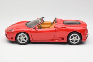 Ferrari 360 Spider Rdeč Hot Wheels 1:18 FER129 Kovina – slika 4 od 8