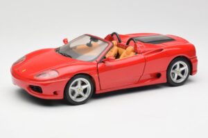 Ferrari 360 Spider Rdeč Hot Wheels 1:18 FER129 Kovina